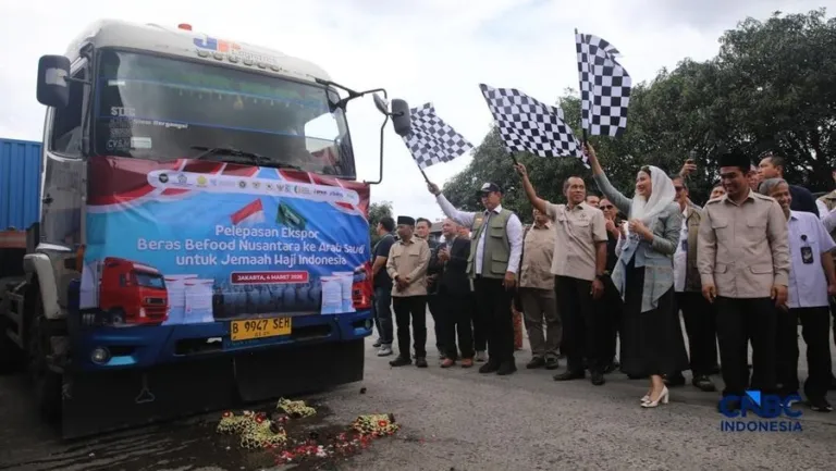 Pemerintah Lepas Ekspor Perdana 2.280 Ton Beras Premium ke Arab Saudi