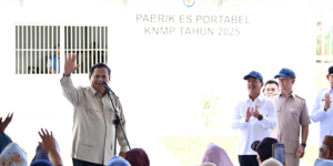 Presiden Prabowo Didampingi Menteri Trenggono Tinjau KNMP Leato Selatan, Dorong Nelayan Gorontalo Naik Kelas